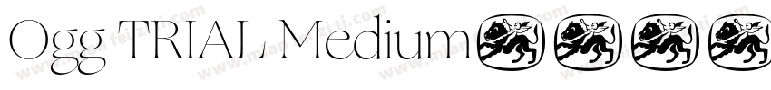 Ogg TRIAL Medium字体转换